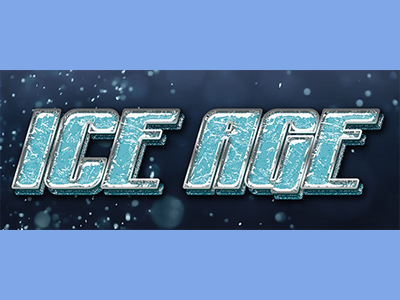 字库艺术字海报字体冰雪字体效果