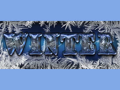 字库艺术字海报字体冰雪字体效果
