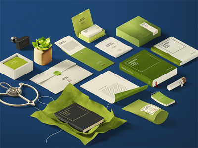 办公场景 时尚VI样机毕设毕业设计作品logo展示