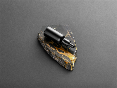 护肤品瓶子滴灌小黑瓶包装展示样机高端