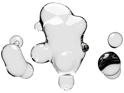 高清逼真透明水滴免抠透明背景元素