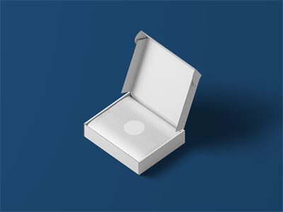 快递打包盒纸盒包装盒设计作品贴图ps样机素材场景展示效果模板