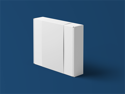 快递打包盒纸盒包装盒设计作品贴图ps样机素材场景展示效果模板