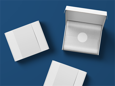 快递打包盒纸盒包装盒设计作品贴图ps样机素材场景展示效果模板