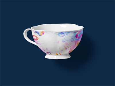 陶瓷餐具盘子碗筷子碟子PS智能样机贴图VI展示效果图PSD设计素材