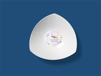 陶瓷餐具盘子碗筷子碟子PS智能样机贴图VI展示效果图PSD设计素材