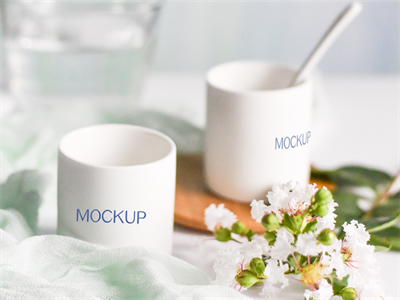 陶瓷餐具盘子碗筷子碟子PS智能样机贴图VI展示效果图PSD设计素材