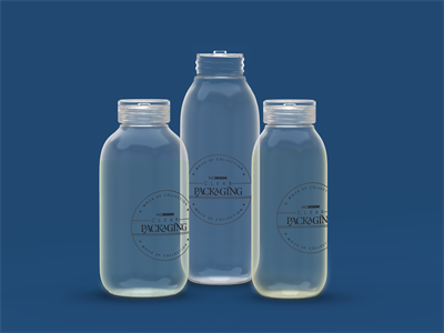 透明塑料玻璃瓶子盒子亚克力包装模型效果图展示贴图样机PSD模板