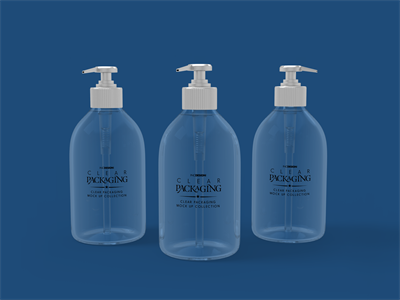 透明塑料玻璃瓶子盒子亚克力包装模型效果图展示贴图样机PSD模板