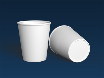 纸杯水杯样机