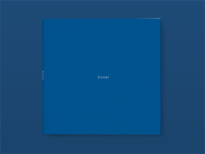 正方形画册杂志书籍样机