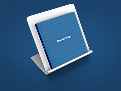 正方形画册杂志书籍样机