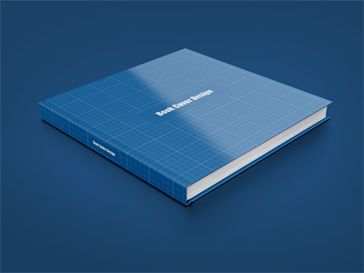 正方形画册杂志书籍样机