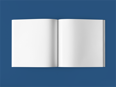 正方形画册杂志书籍样机