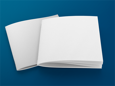 正方形画册杂志书籍样机