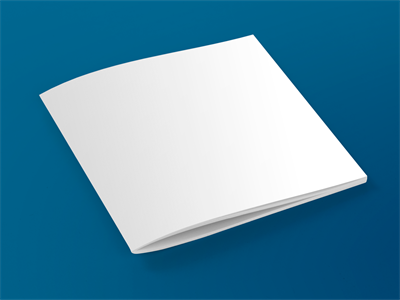 正方形画册杂志书籍样机