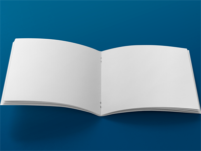 正方形画册杂志书籍样机