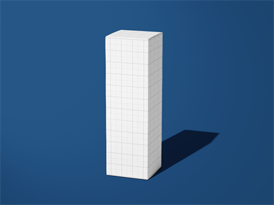 长方形包装盒样机