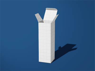 长方形包装盒样机