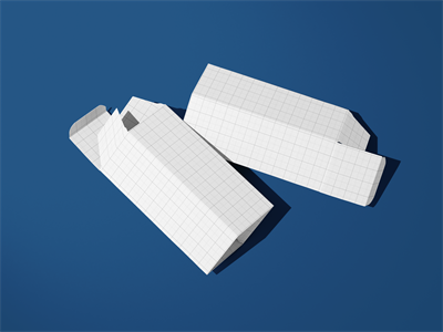 长方形包装盒样机