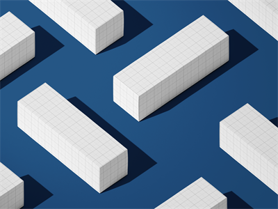 长方形包装盒样机