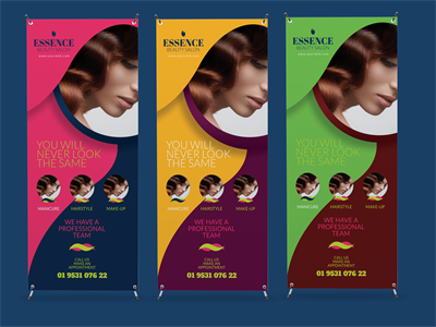 易拉宝X展架样机