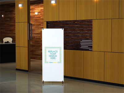 易拉宝X展架样机