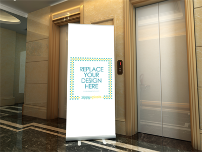 易拉宝X展架样机