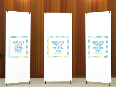 易拉宝X展架样机