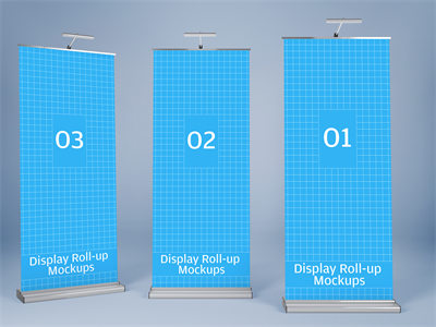 易拉宝X展架样机