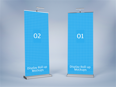 易拉宝X展架样机