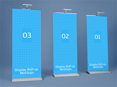 易拉宝X展架样机