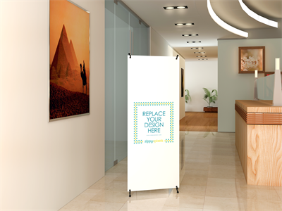 易拉宝X展架样机