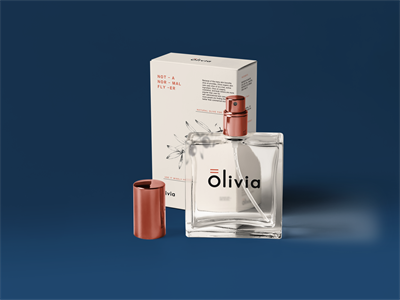 香水化妆品护肤品包装盒瓶子效果品牌智能贴图VI样机