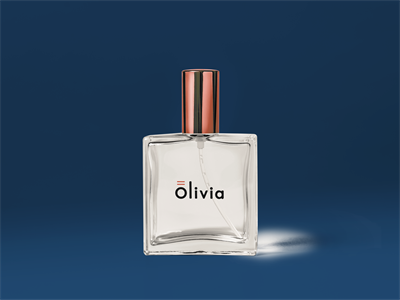 香水化妆品护肤品包装玻璃瓶香水瓶喷雾瓶子效果品牌智能贴图VI样机