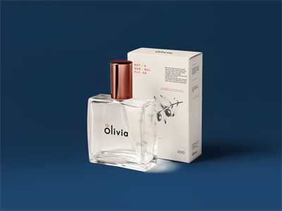 香水化妆品护肤品包装盒瓶子效果品牌智能贴图VI样机