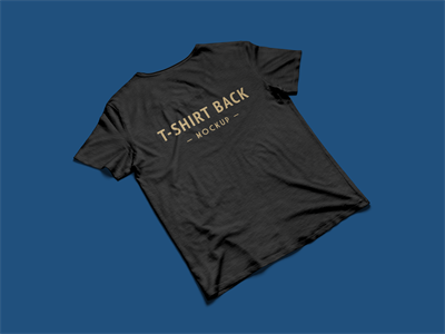 T恤短袖文化衫样机效果展示PSD源文件智能贴图设计素材