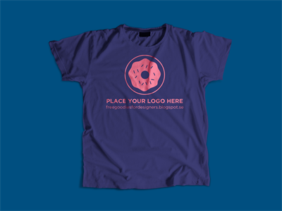 T恤短袖文化衫样机效果展示PSD源文件智能贴图设计素材