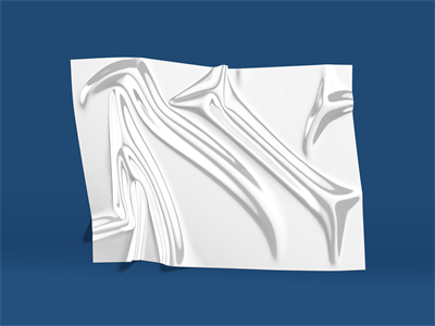 高级感透明皱纹塑料箔胶膜胶带海报效果图展示样机贴图设计素材