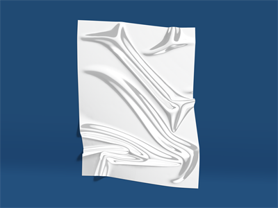 高级感透明皱纹塑料箔胶膜胶带海报效果图展示样机贴图设计素材