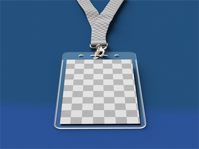 工作证胸牌样机