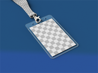 工作证胸牌样机