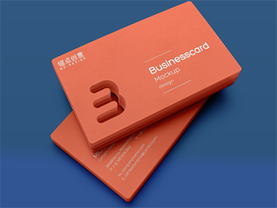 名片卡片样机