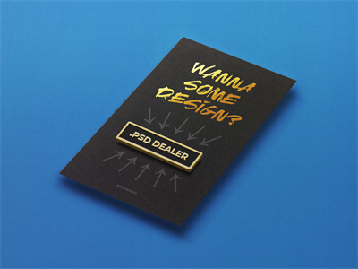 高品质珐琅金属胸针袖口徽章样机素材PS智能贴图