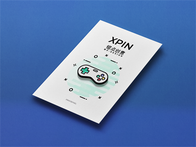 高品质珐琅金属胸针徽章样机素材PS智能贴图