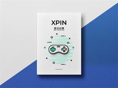 高品质珐琅金属胸针徽章样机素材PS智能贴图