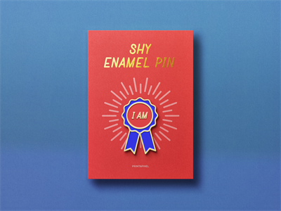 高品质珐琅金属胸针徽章样机素材PS智能贴图