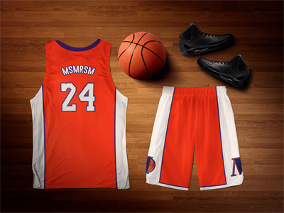 篮球服篮球装备样机