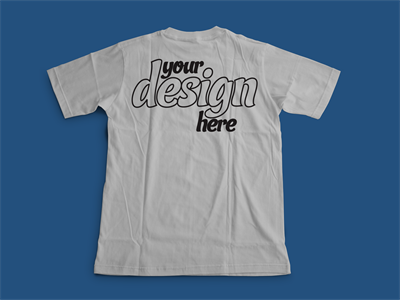 男T恤短袖T恤样机