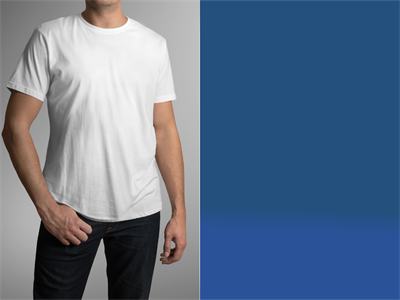 男T恤短袖T恤样机